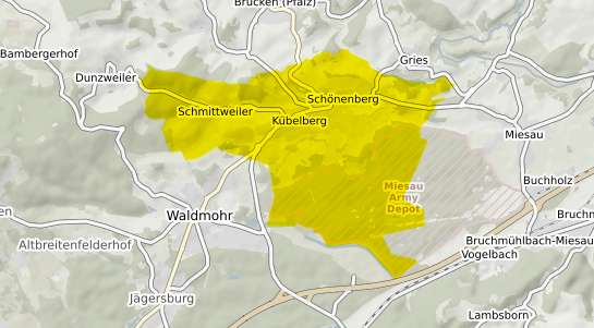 Immobilienpreisekarte Schönenberg-Kübelberg
